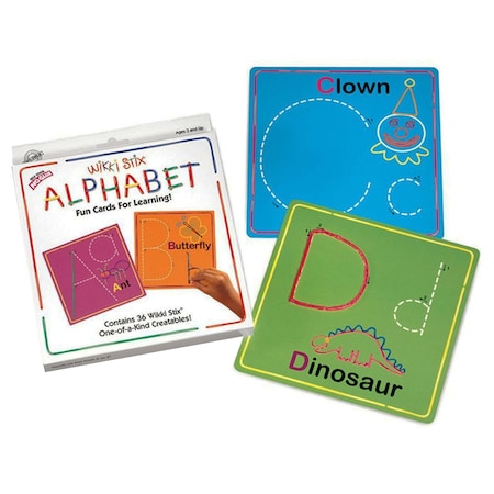 Wikki Stix Alphabet Cards Set 606